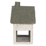 Clayre &amp; Eef | Decoratie Huis Wit Groen 12x7x15 cm | 6Y6066