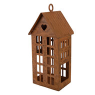 Clayre &amp; Eef | Decoratie Huis Bruin 7x8x15 cm | 6Y6088