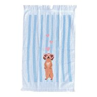 Clayre &amp; Eef | Gastendoekje Wit Roze 40x66 cm | CT046