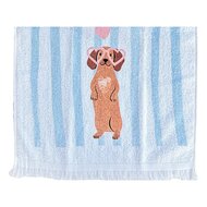 Clayre &amp; Eef | Gastendoekje Wit Roze 40x66 cm | CT046
