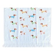 Clayre &amp; Eef | Gastendoekje Wit Roze 40x66 cm | CTPAP