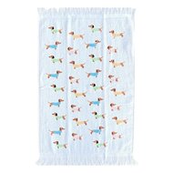 Clayre &amp; Eef | Gastendoekje Wit Roze 40x66 cm | CTPAP