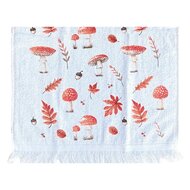 Clayre &amp; Eef | Gastendoekje Wit Oranje 40x66 cm | CTAUL
