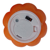 Clayre &amp; Eef | Kaars met LED Oranje set van 4 &oslash; 5x5x4 cm | 6CA0013