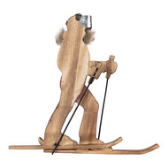 Clayre &amp; Eef | Decoratie Ski&euml;r Bruin Beige 31x3x27 cm | 6H2498