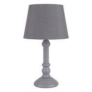 Clayre &amp; Eef | Tafellamp Grijs 20x20x42 cm E27/max 1x40W | 6LMC0116