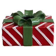 Clayre &amp; Eef | Kandelaar Rood Groen 12x8x7 cm | 6PR6388