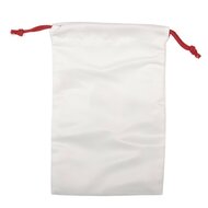 Clayre &amp; Eef | Cadeauzakje Wit Synthetisch 13x1x20 cm| 66477