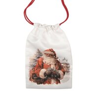 Clayre &amp; Eef | Cadeauzakje Wit Synthetisch 13x1x20 cm| 66476