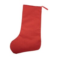 Clayre &amp; Eef | Kerstsok Decoratie Kerstsok Rood 25x1x36 cm | 66465