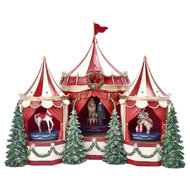 Clayre &amp; Eef | Muziekdoos Circus met LED Rood Groen 45x27x37 cm / 3xAA | 6PR6496