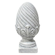 Clayre &amp; Eef | Decoratie Ornament Grijs &oslash; 15x28 cm | 6TE0591