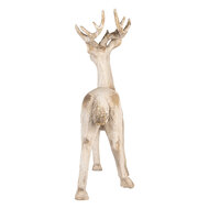 Clayre &amp; Eef | Decoratie Hert Wit Beige 57x26x74 cm | 5MG0136