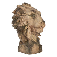 Clayre &amp; Eef | Decoratie Leeuw Beige Bruin 38x28x50 cm | 5MG0138