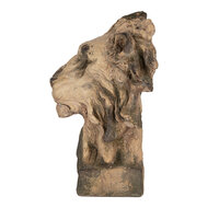 Clayre &amp; Eef | Decoratie Leeuw Beige Bruin 38x28x50 cm | 5MG0138
