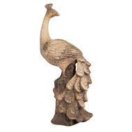 Clayre &amp; Eef | Decoratie Pauw Beige Bruin 19x17x47 cm | 5MG0140
