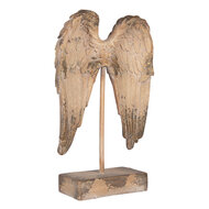 Clayre &amp; Eef | Decoratie Vleugels Beige Grijs 38x16x62 cm | 5MG0141