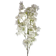 Clayre &amp; Eef | Decoratie tak met bloemen Wit 87 cm | 5PL0283W