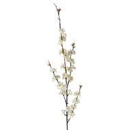 Clayre &amp; Eef | Decoratie tak met bloemen Wit 66 cm | 5PL0284W