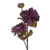 Clayre &amp; Eef | Decoratie tak met bloemen Paars 66 cm | 5PL0295PA