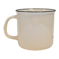 Clayre &amp; Eef | Mok Wit Blauw | 6CEMU0234