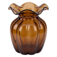 Clayre &amp; Eef | Vazen Glas Bruin &oslash; 19x25 cm | 6GL5556