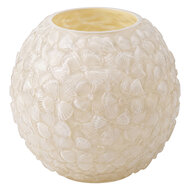 Clayre &amp; Eef | Vazen Glas Beige &oslash; 20x18 cm | 6GL5557