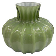 Clayre &amp; Eef | Vazen Glas Groen &oslash; 20x22 cm | 6GL5565