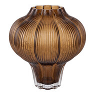 Clayre &amp; Eef | Vazen Glas Bruin &oslash; 24x27 cm | 6GL5567