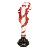 Clayre &amp; Eef | Kerstdecoratie Zuurstok Rood Wit 15x8x55 cm | 6MG0184