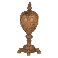 Clayre &amp; Eef | Decoratie Ornament Beige Bruin &oslash; 17x45 cm | 6MG0187