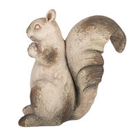 Clayre &amp; Eef | Decoratie Eekhoorn Beige Bruin 26x14x29 cm | 6MG0196