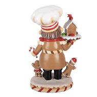Clayre &amp; Eef | Decoratie kok Bruin Wit 18x13x27 cm | 6PR6251