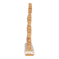 Clayre &amp; Eef | Decoratie peperkoekpoppen Bruin Wit 17x4x23 cm | 6PR6393