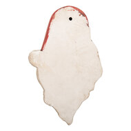 Clayre &amp; Eef | Wanddecoratie Kerstman Beige Rood 22x6x34 cm | 6PR6451