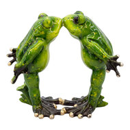 Clayre &amp; Eef | Decoratie Kikkers Groen 10x11 cm | 6PR6661