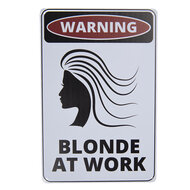 Clayre &amp; Eef | Tekstbord Wit, Zwart, Rood 20x1x30 cm | 6Y3504