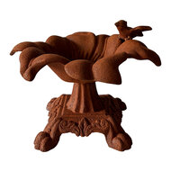 Clayre &amp; Eef | Vogelbad Bruin 20x13x16 cm | 6Y6150