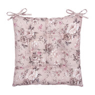 Clayre &amp; Eef | Stoelkussen met foam Beige Grijs 40x40x4 cm | KG029.007