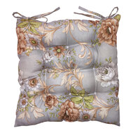 Clayre &amp; Eef | Stoelkussen met foam Grijs 40x40x4 cm | KG029.008