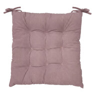 Clayre &amp; Eef | Stoelkussen met foam Roze 40x40x4 cm | KG029.012