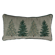 Clayre &amp; Eef | Kussen gevuld Groen 50x35x4 cm | KG036.027