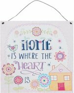 Tekstbord home is where the heart is | Clayre &amp; Eef