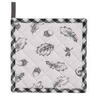 2 STUKS Pannenlap 20*20 cm Grijs | LIF45 | Clayre &amp; Eef