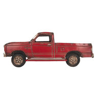 Wanddecoratie vrachtauto 69*14*27 cm Rood | 5Y0516 | Clayre &amp; Eef