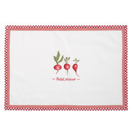 Placemat (6) 48*33 cm Rood | PPL40 | Clayre &amp; Eef