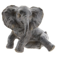 Decoratie olifant 20*19*17 cm Grijs | 6PR2403 | Clayre &amp; Eef