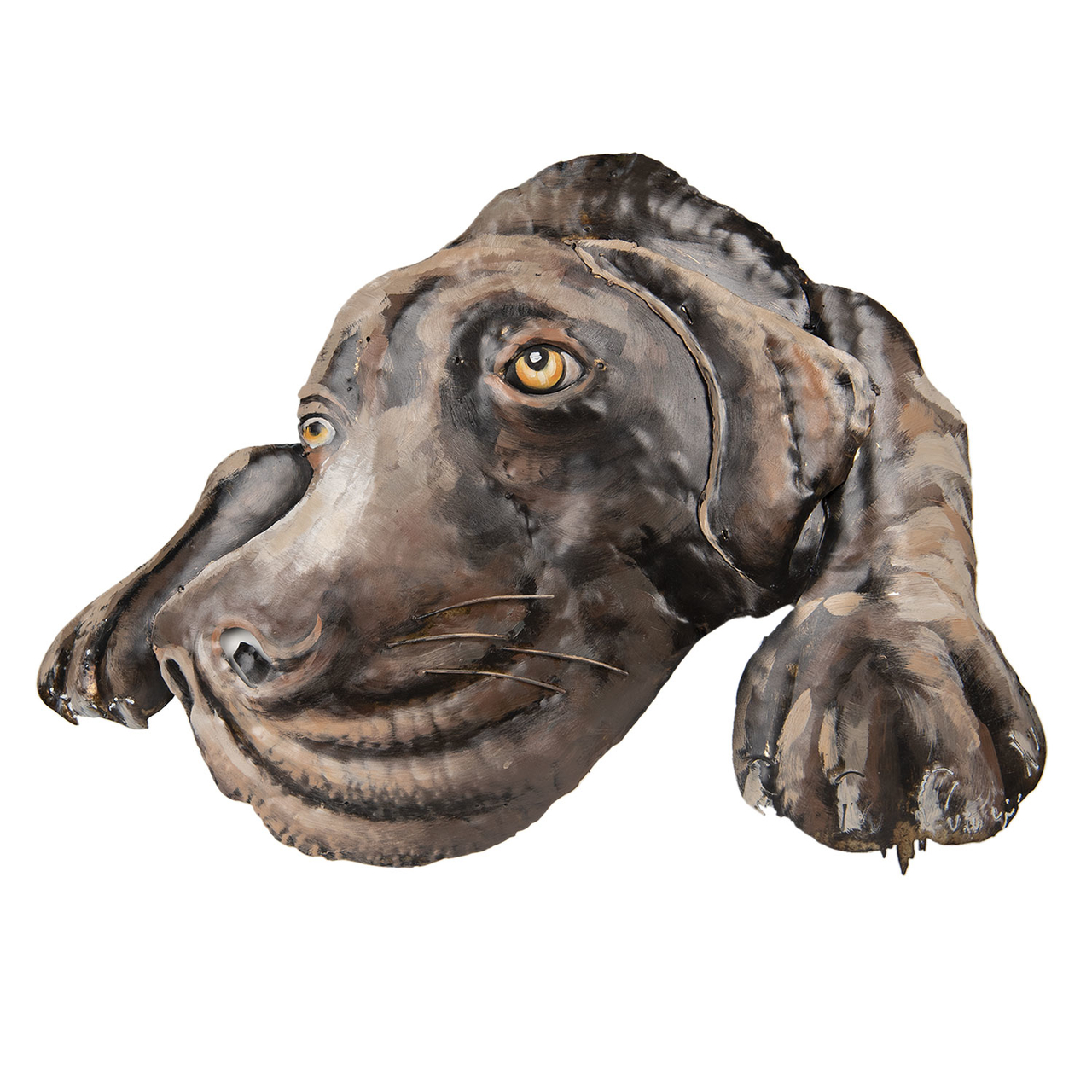 Wanddecoratie hond 70*5*52 cm Multi | 5WA0119 | Clayre & Eef