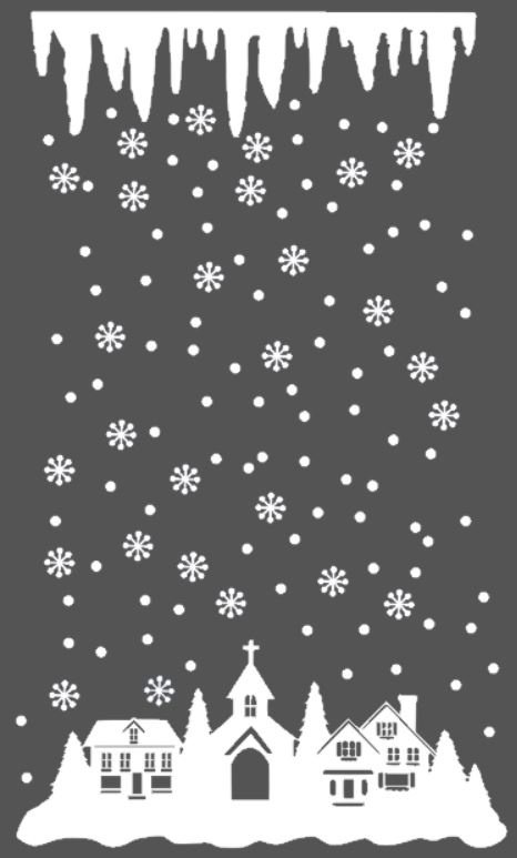 162 delige voordeelset herbruikbare stickers wintertafereel met ijspegel | Rosami