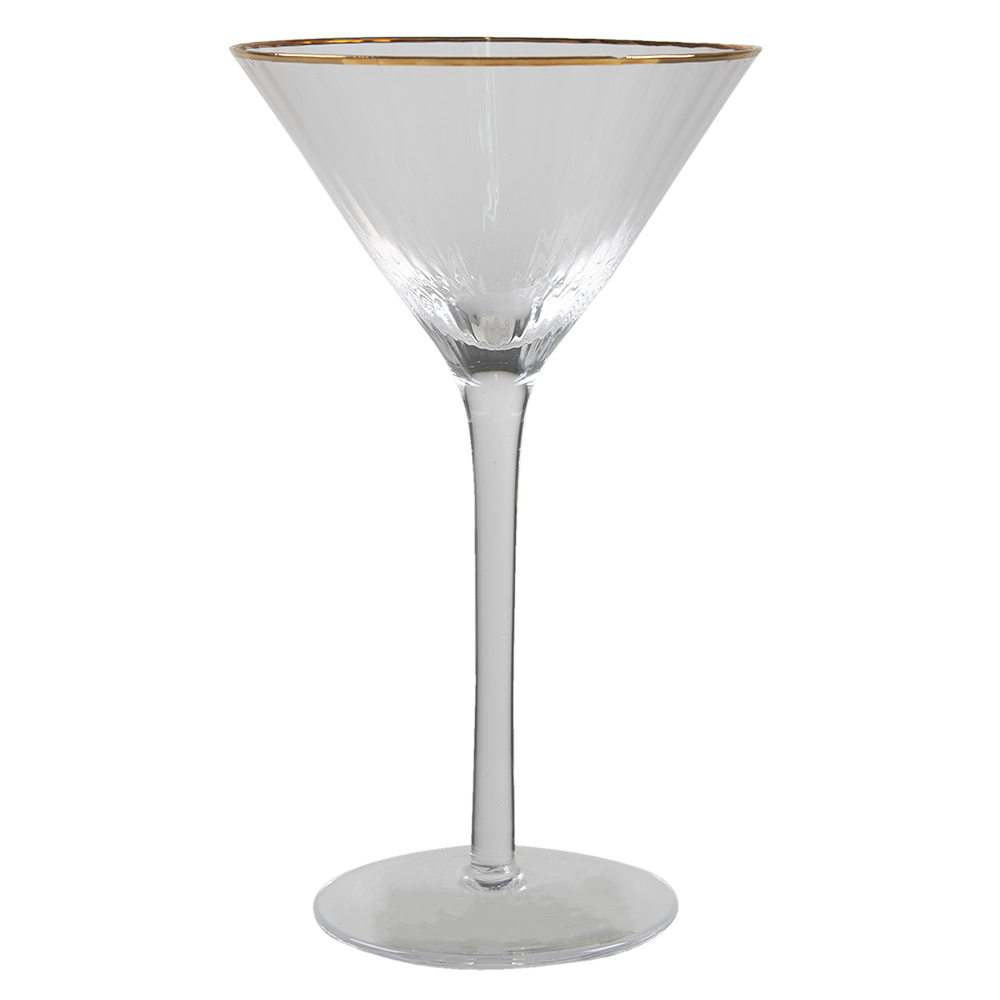 Clayre & Eef | Martiniglas Transparant ø 13x20 cm / 250 ml | 6GL3247